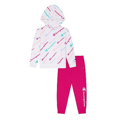 Girls 4 6x Champion Hoodie and Leggings Set