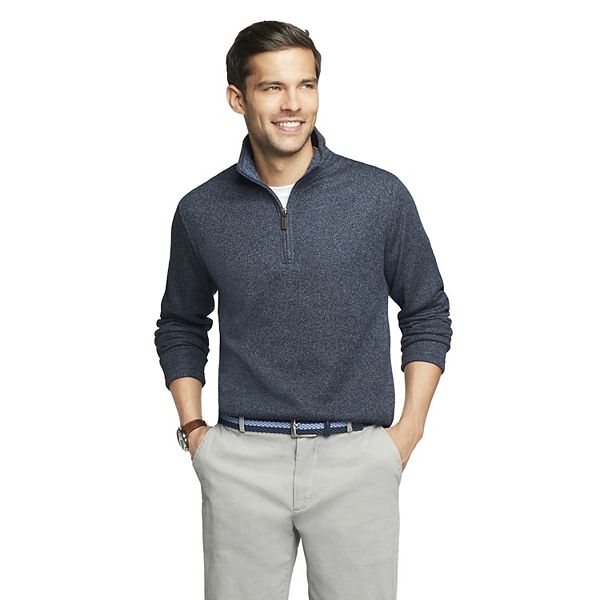 Men's IZOD Classic Slim-Fit Sweater Fleece Quarter-Zip Pullover Sweater
