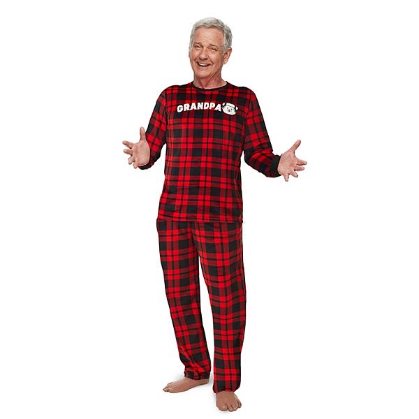 Men's Jammies For Your Families® Cool Bear Plaid Grandpa Pajama Set by Cuddl  Duds®