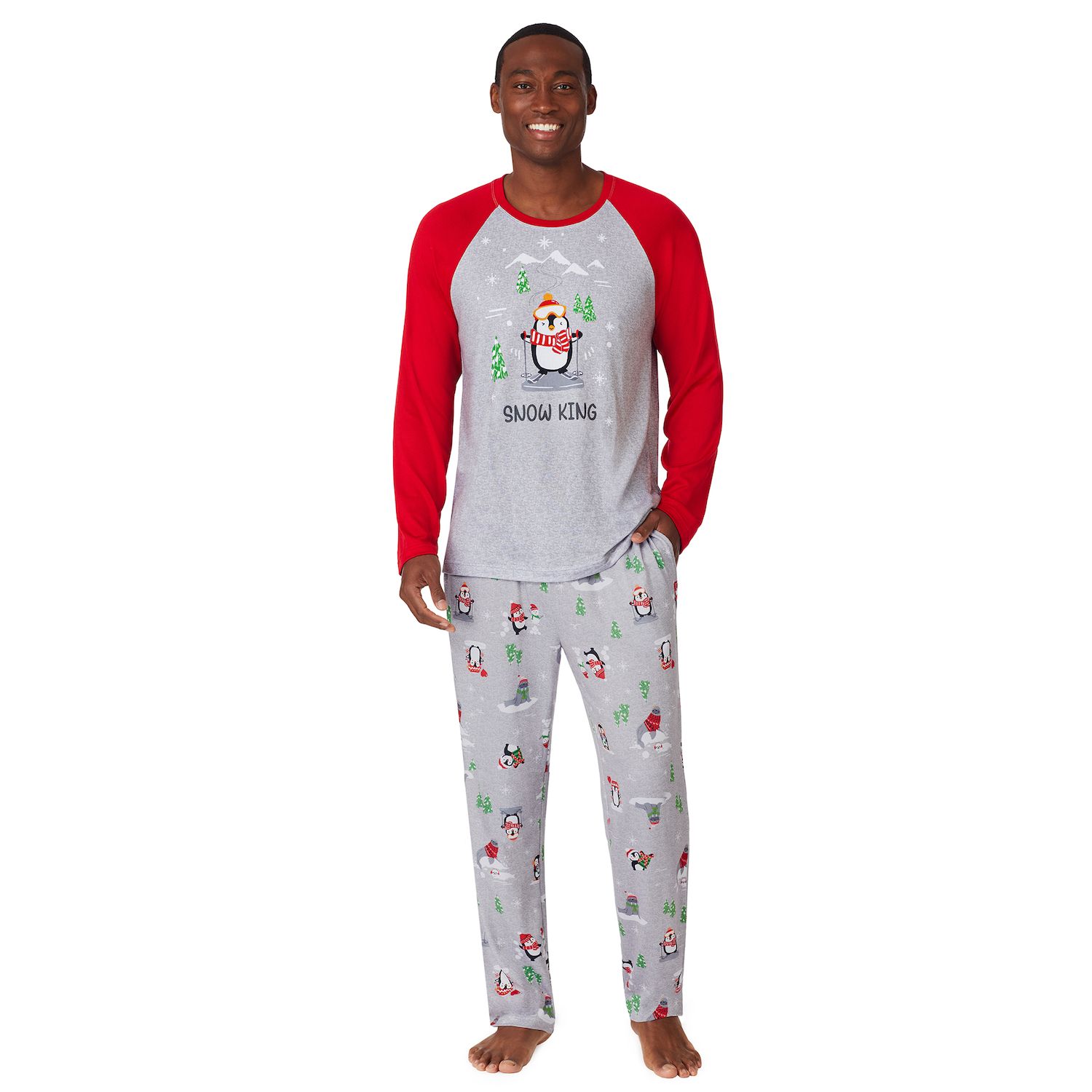 mens christmas pajamas joggers