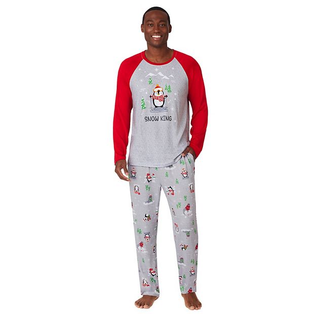 Men s Jammies For Your Families Penguin Friends Pajama Set by