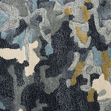 Alora Decor Lapis Kevin Wool Blend Rug