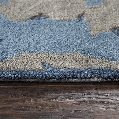 Alora Decor Lapis Logan Wool Blend Rug