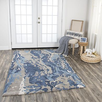 Alora Decor Lapis Logan Wool Blend Rug