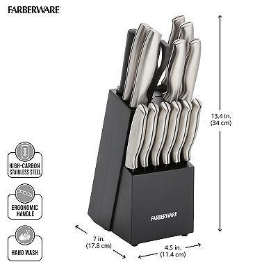 Farberware Stamped Stainless Steel 15-pc. Cutlery Set