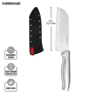 Farberware 5-in. Santoku Knife with Edgekeeper Sheath