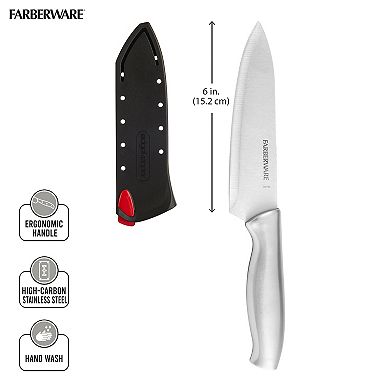 Farberware 6-in. Chef Knife with Edgekeeper Sheath