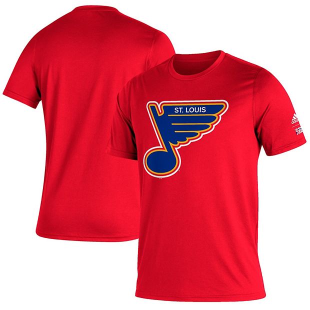 Men's St. Louis Blues adidas Red Reverse Retro Creator T-Shirt
