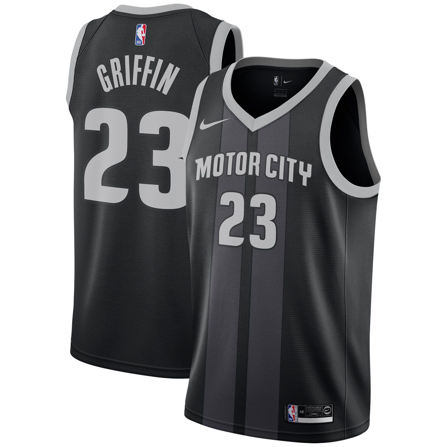 Outerstuff Blake Griffin Los Angeles Clippers NBA Nike Youth Black Statement Swingman Jersey