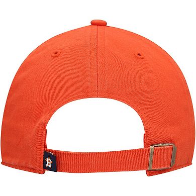 Men's '47 Orange Houston Astros Clean Up Adjustable Hat