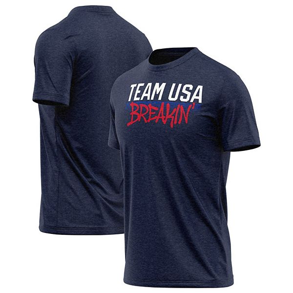 Men's Navy Team USA Break Dancing Breakin' T-Shirt