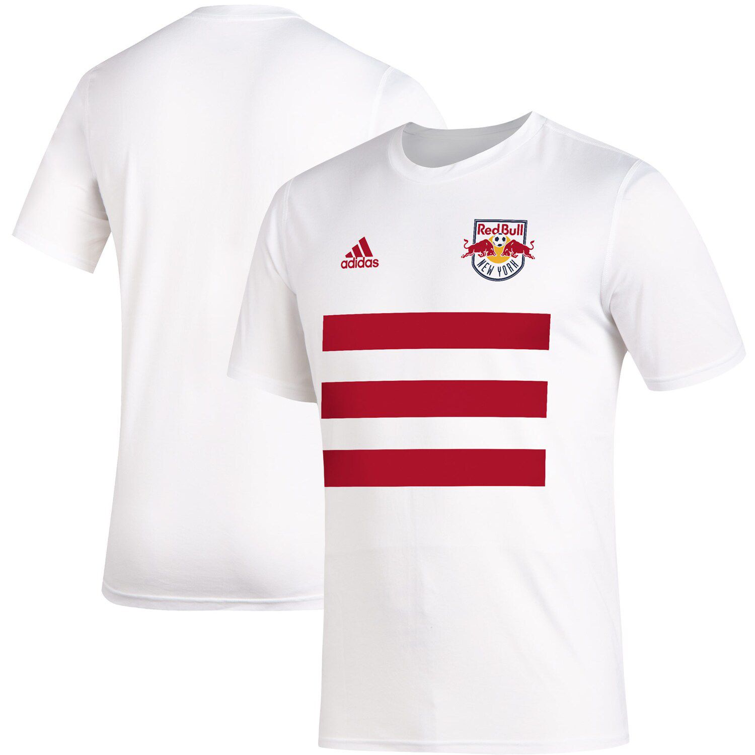 adidas white red stripe