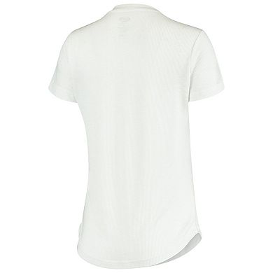 Women's Concepts Sport White D.C. United Cloud 7 Tri-Blend T-Shirt