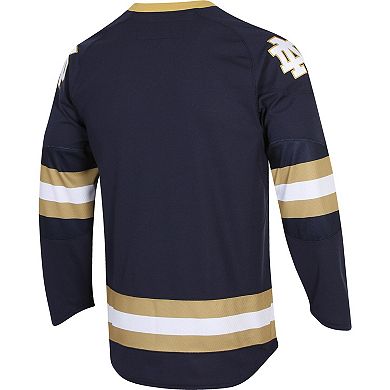 Men's Under Armour Navy Notre Dame Fighting Irish UA Replica Hockey Jersey