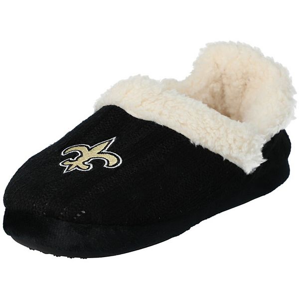 Men's FOCO New Orleans Saints Colorblock Moccasin Slippers