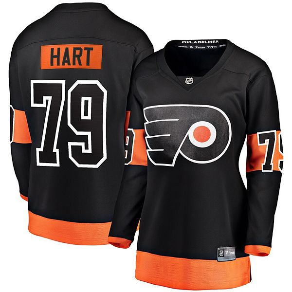 Men's Fanatics Branded Carter Hart Orange Philadelphia Flyers Home Premier Breakaway Player Jersey