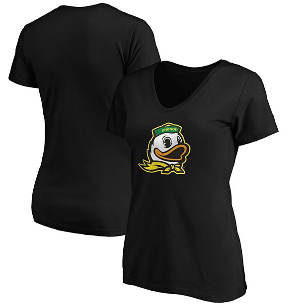 Women's Fanatics Branded Green Green Bay Packers Primary Logo V-Neck T-Shirt