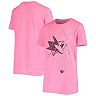 Girls Youth Pink San Jose Sharks Falling Ice T-Shirt