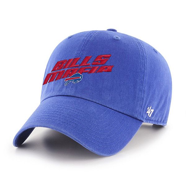 Buffalo Bills Men’s 47 Heathered Gray/Royal Motivator Flex Hat