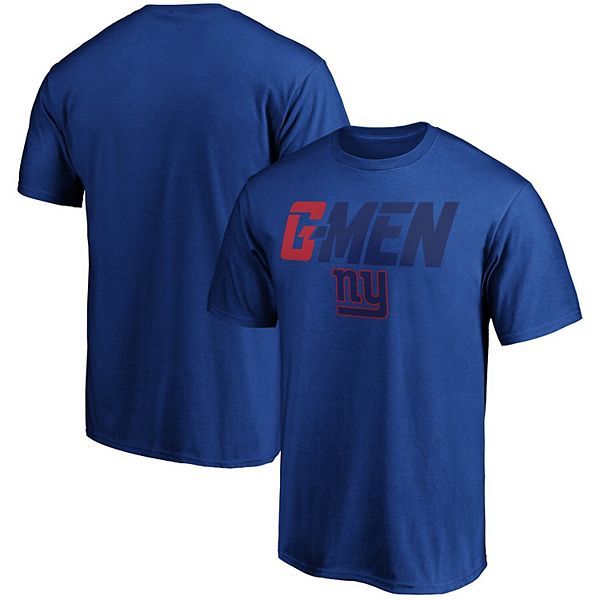 Men's Fanatics Branded Royal New York Giants Hometown Team G-Men T-Shirt