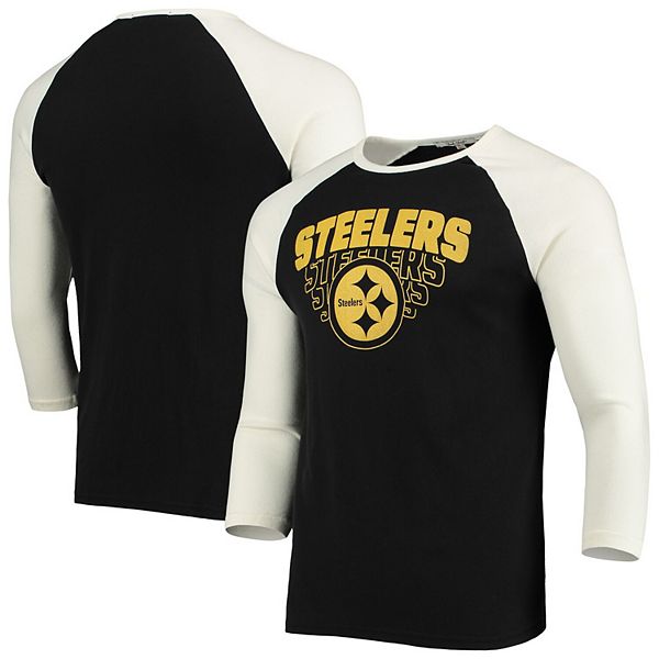 Lids Pittsburgh Steelers Junk Food Color Block Raglan 3/4-Sleeve T