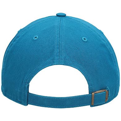 Men's '47 Teal Arizona Diamondbacks Logo Cooperstown Collection Clean Up Adjustable Hat