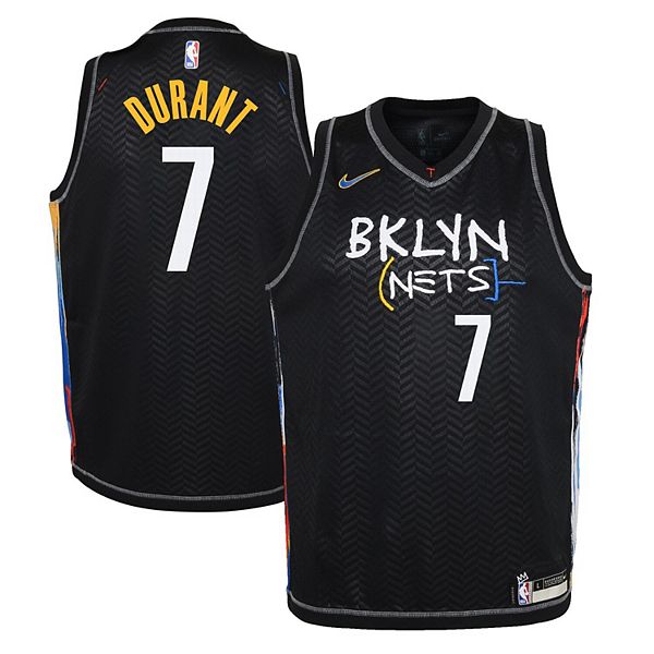 Youth Nike Kevin Durant Black Brooklyn Nets 2020/21 Swingman Jersey