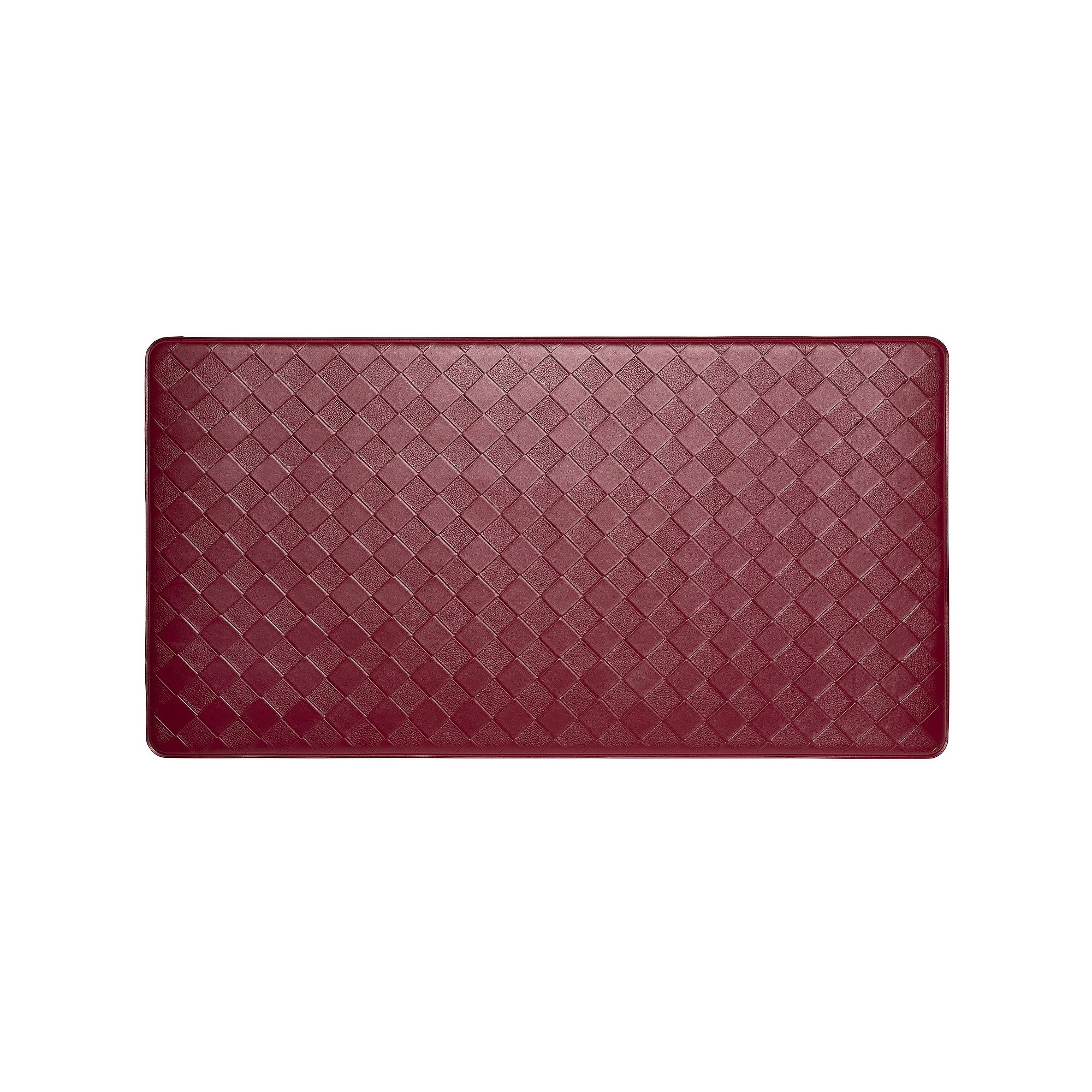Home Dynamix Trenton Solace Rectangle Kitchen Mat, Red