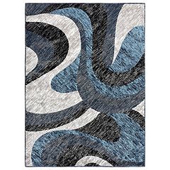  Home Dynamix Melrose Lorenzo Area Rug, 8x10, Gray/Blue