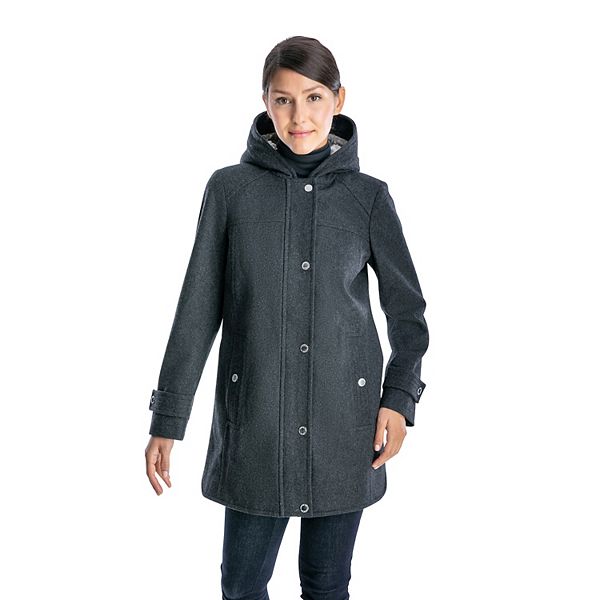 Kohls womens cheap wool coats