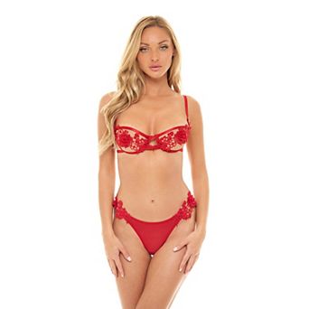 Women's Oh La La Cheri Floral Bra & Matching Panty Set 40-11174