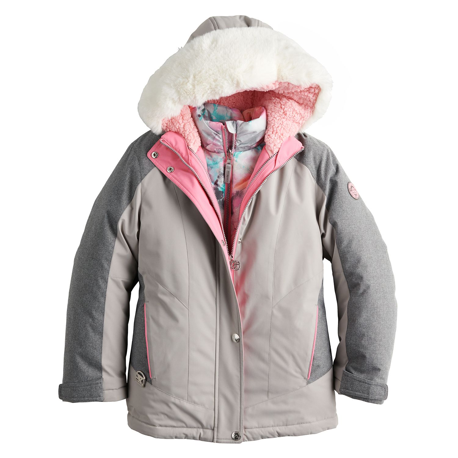 girls 3 in 1 ski jacket