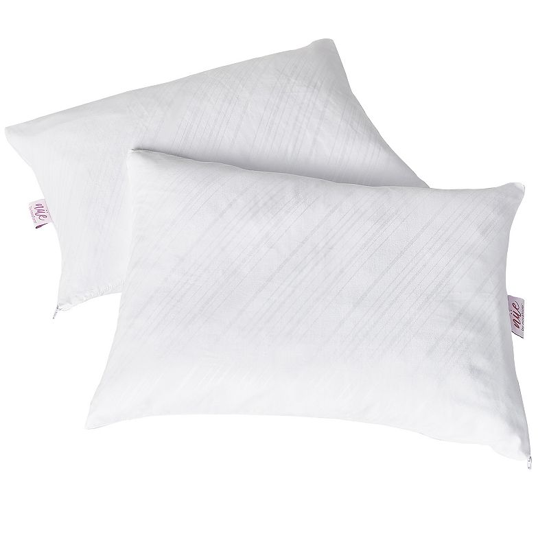 Nue Novaform 2-pack Microcushion Pillow, White, Queen
