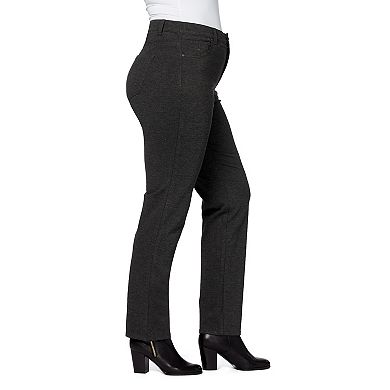 Plus Size Gloria Vanderbilt Avery Slim Ponte Pants
