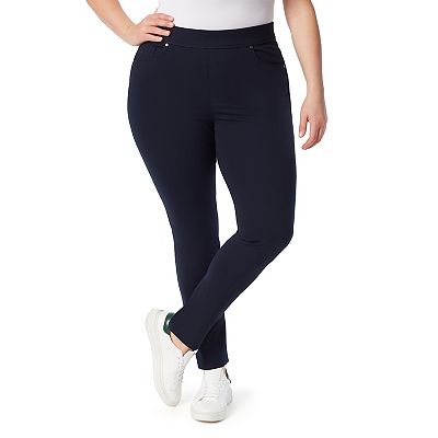 Plus Size Gloria Vanderbilt Avery Slim Ponte Pants