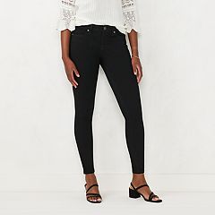 High waisted store black jeans kohls