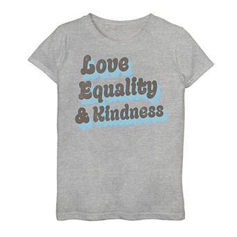 Girls 7-16 Fifth Sun Love Equality Stack Graphic Tee