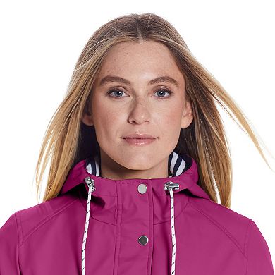 Women's Weathercast Hooded Nautical Anorak Jacket