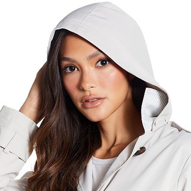 Women's Weathercast Hooded Topper Rain Jacket