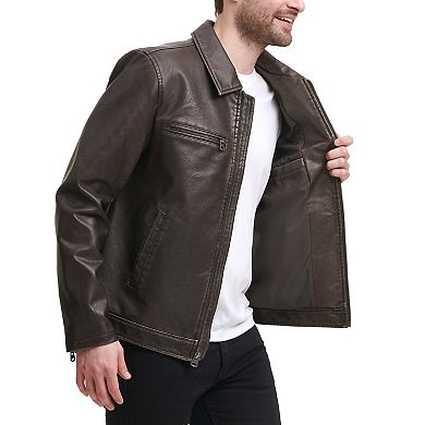 Men's Levi's Faux-Leather Racer Jacket