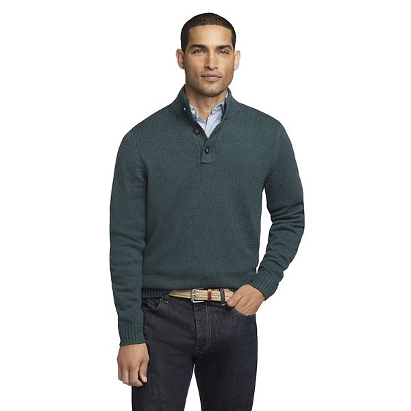Men's IZOD Classic-Fit Button-Neck Sweater