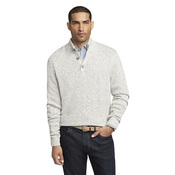 Men's IZOD Classic-Fit Button-Neck Sweater