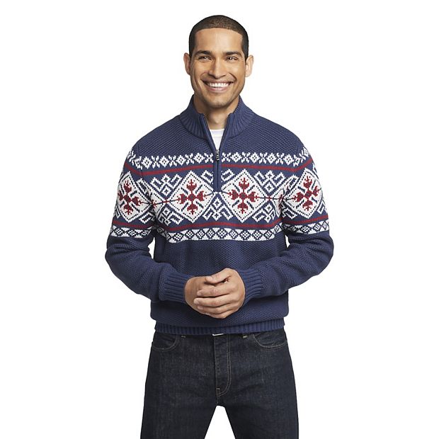 Fair isle quarter on sale zip