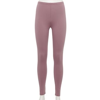 Juniors' SO® Solid Mid-Rise Leggings