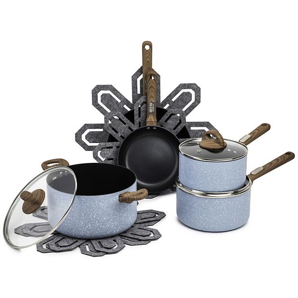 Brooklyn Steel Co. Solstice 12pc. Nonstick Cookware Set