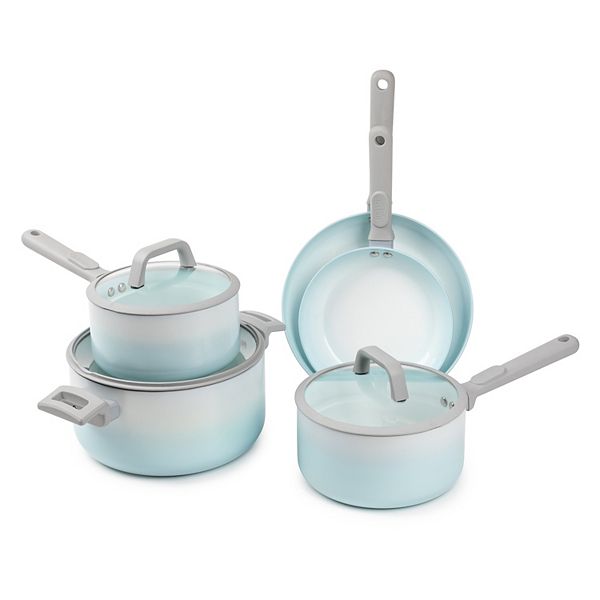 Brooklyn Steel 12pc Silicone/Ceramic Atmosphere Cookware Set - Blue
