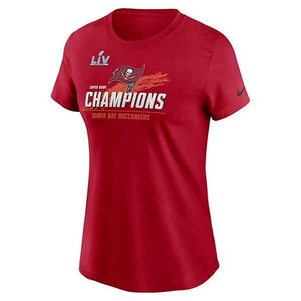 Tampa Bay Buccaneers Nike Women's Super Bowl LV Champions Iconic T