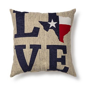 Texas Love Throw Pillow