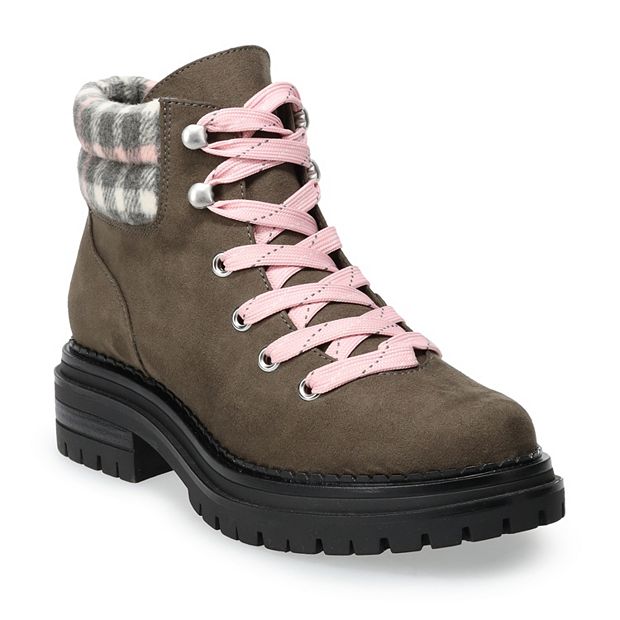 Kohls grey boots sale