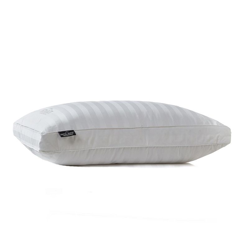 Hotel Suite White Goose Feather Firm Pillow, King